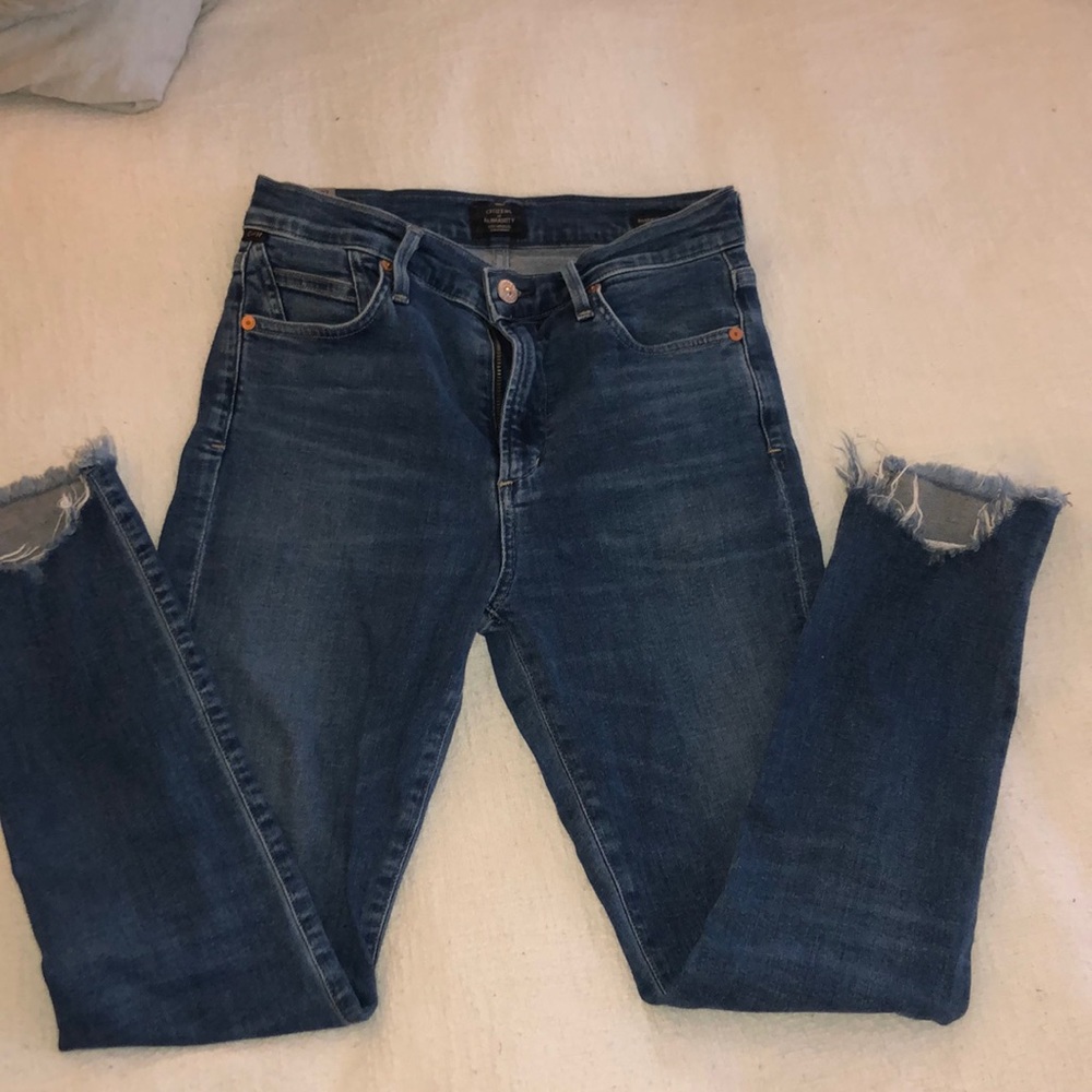 CITIZEN OF HUMANITY Rocket Crop high rise skinny